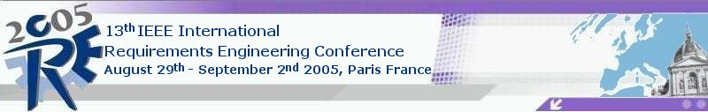 The 13th IEEE Requirements Engineering Conference 2005